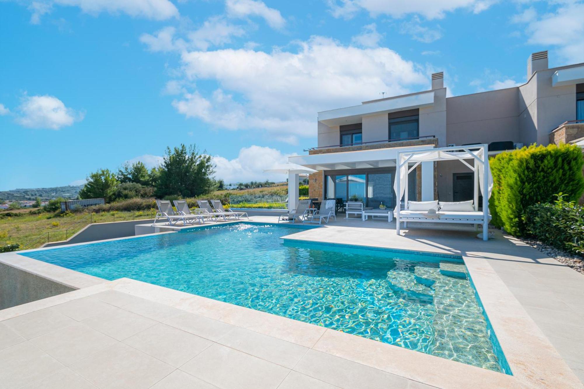 Bellevue Villas With Private Pool Hanioti Buitenkant foto