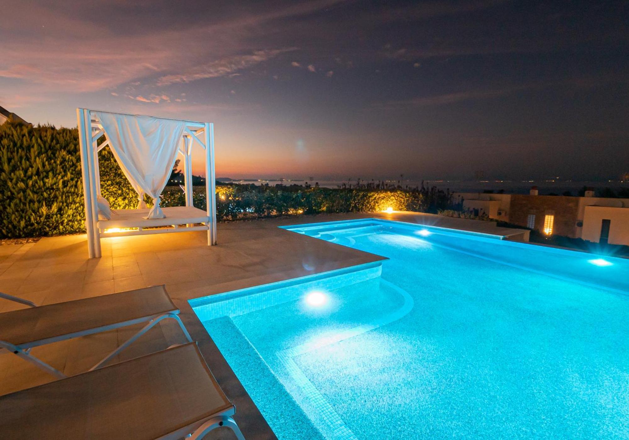 Bellevue Villas With Private Pool Hanioti Buitenkant foto