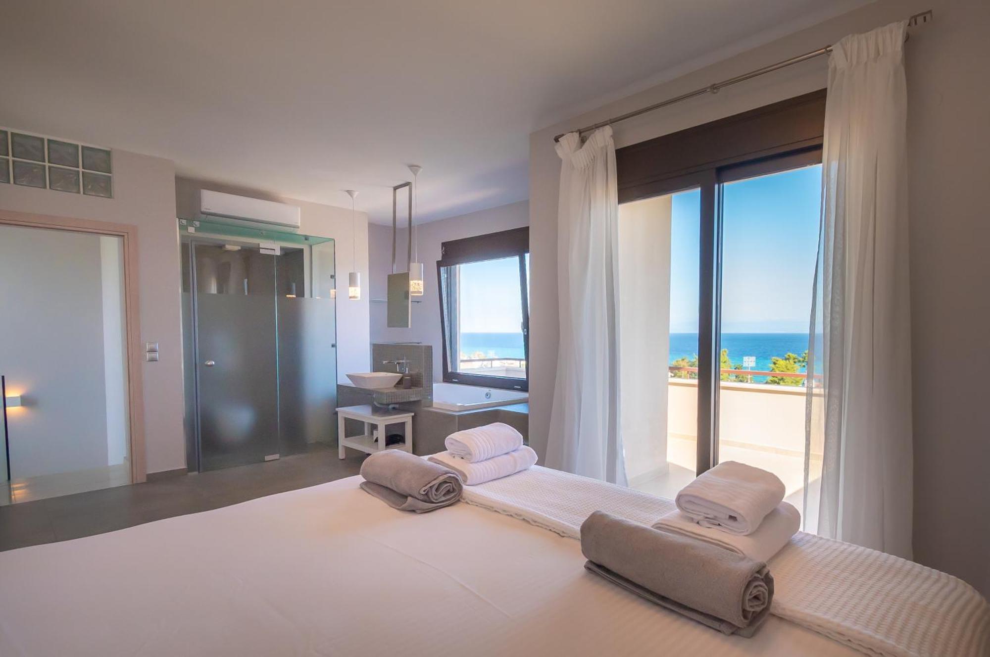 Bellevue Villas With Private Pool Hanioti Buitenkant foto