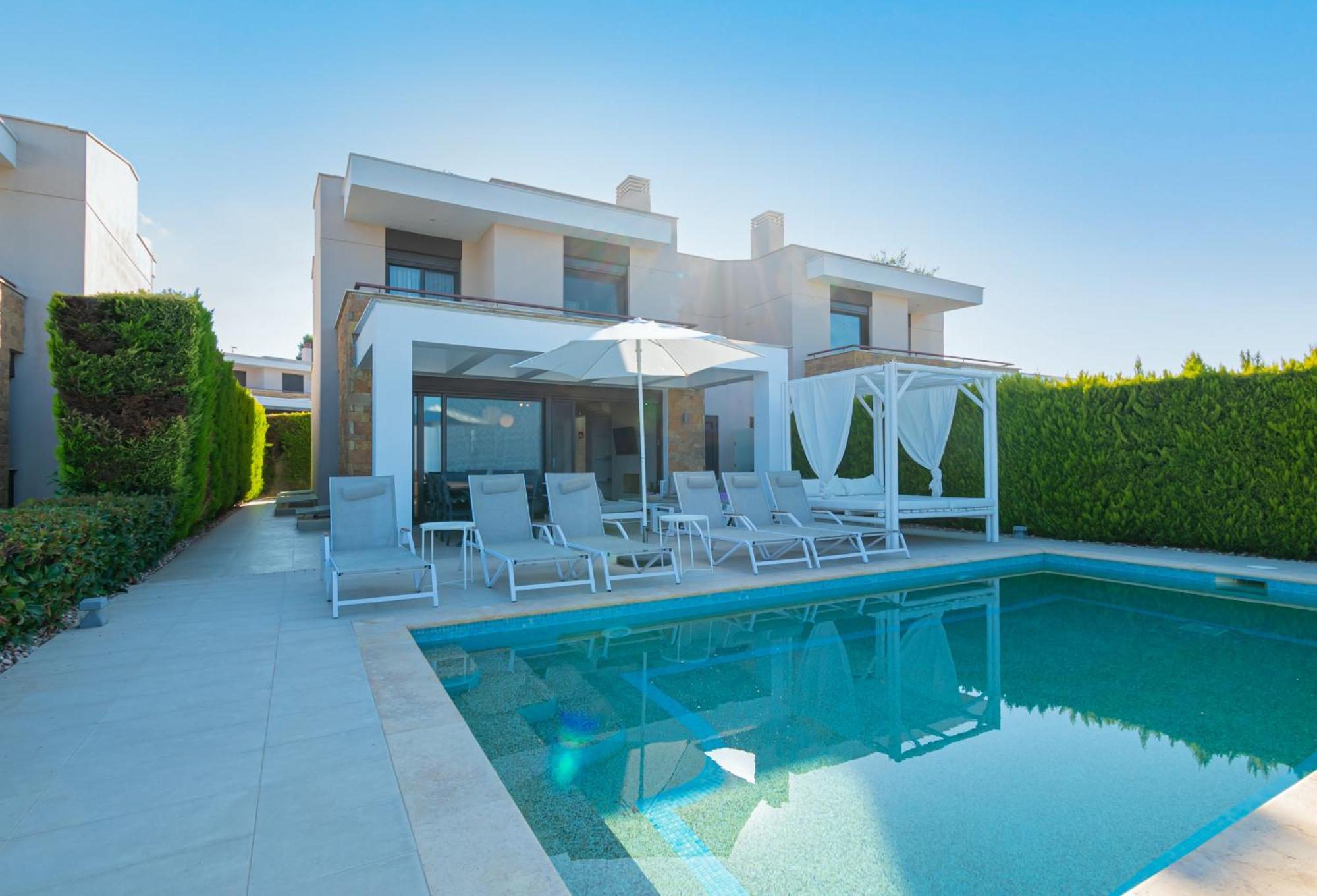 Bellevue Villas With Private Pool Hanioti Buitenkant foto