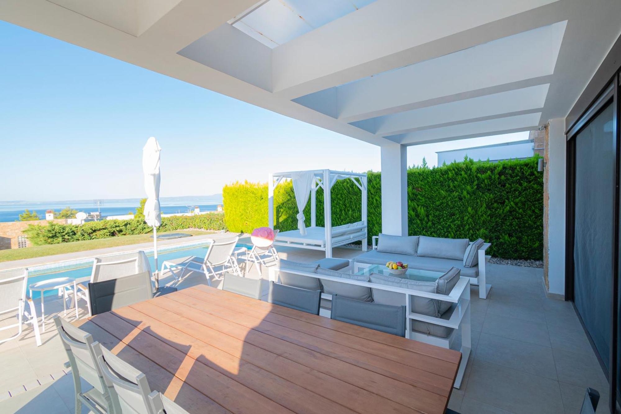 Bellevue Villas With Private Pool Hanioti Buitenkant foto