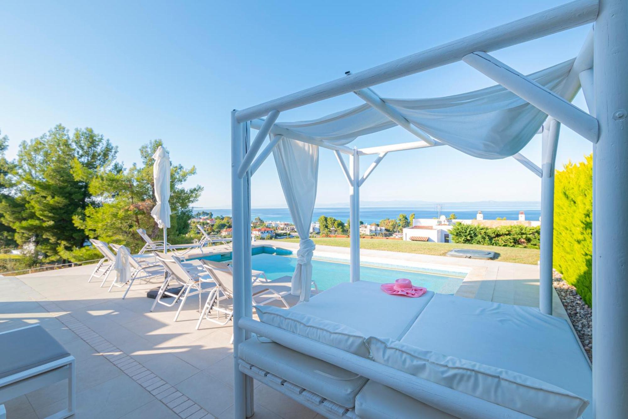Bellevue Villas With Private Pool Hanioti Buitenkant foto